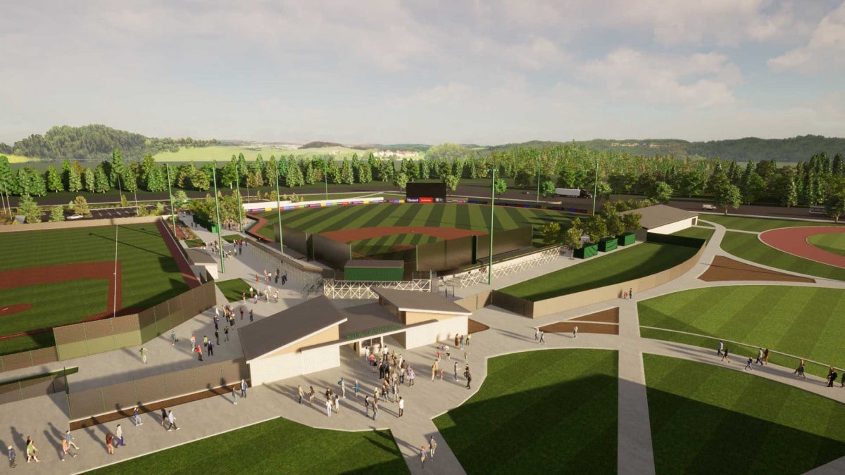 New baseball field design