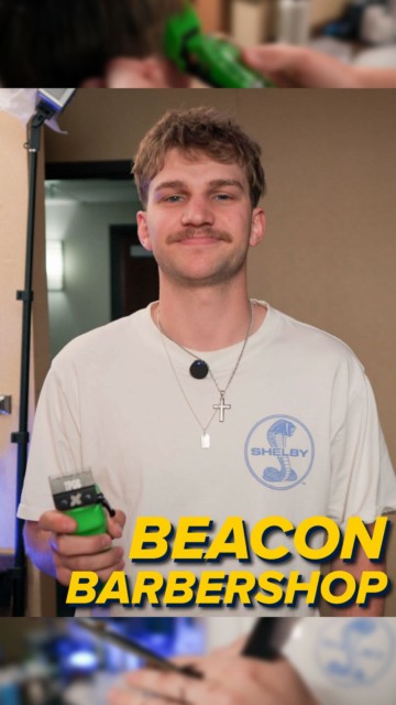 💈 Step into the Beacon Barbershop!

Meet Tyler @tylermikel, who put his barbering skills to work this year by offering haircuts to fellow Beacons right here on campus. Hear what his friends have to say, then check out the fresh finished cut!