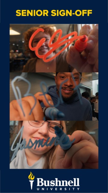 Our Class of 2026 seniors signing off ✍️🎓
 
We can’t wait to celebrate all of our graduating Beacons at Spring Commencement on Saturday, May 9!
For full details on Commencement, please visit the link in our bio for more info!