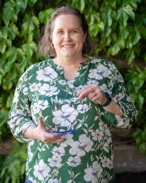 Thank you to Darcy Nolte for Twenty Years of Faithful Service at Bushnell University!
🔹 Darcy Nolte - Accounts Receivable Manager
For twenty years, Darcy has served as a steady guide for students and families navigating one of the most challenging aspects of college: finances. She combines clarity with kindness, offering solutions rooted in understanding and care. Often working behind the scenes, Darcy has made a deeply personal impact on countless families. Her consistency and heart embody Bushnell’s commitment to service.
Thank you for all of your hard work at Bushnell, Darcy!