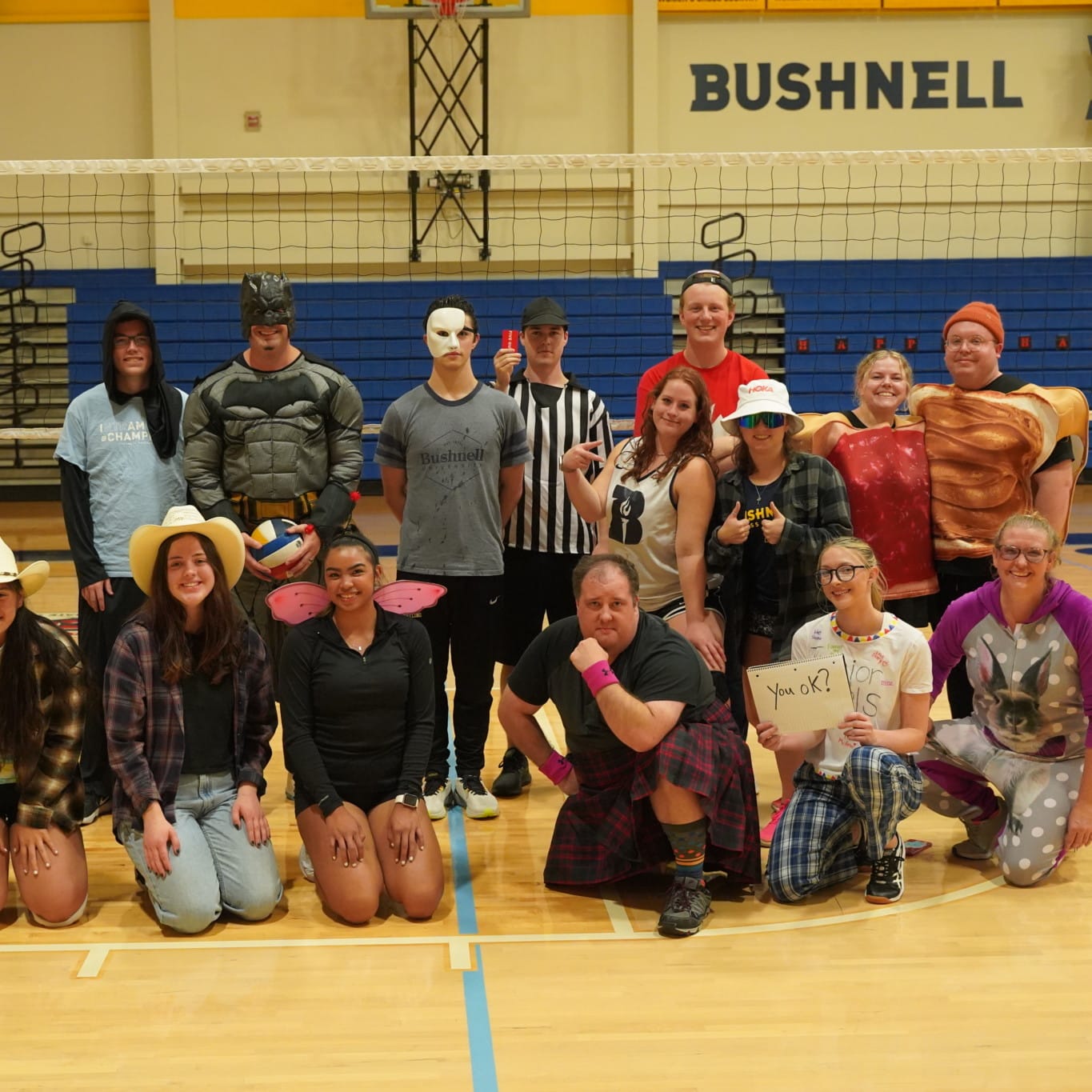 people playing dodgeball