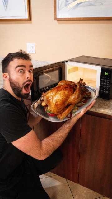 Turkey is a Thanksgiving staple for many, but is heating it last minute in the microwave a valid option? 🍗

Watch as our Coordinator for Marketing, Nick, seeks out answers from trustworthy individuals around campus and encounters some confused, concerned, and comical responses. 

Note: We strongly encourage not putting whole turkeys or tin foil into microwave appliances. Stay safe!