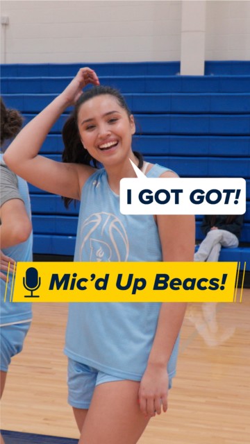 We’re passing the mic to Sabrina for Mic’d Up Beacs! 🗣️
Listen in as she and our Beacon Women’s Basketball team hit the court, drain some shots, and bring their energy at practice. @bushnellwbb