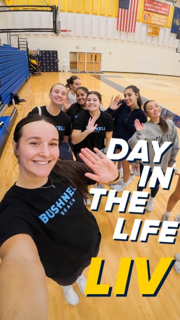 We’re passing the camera to Liv to catch a day in her life! 🎥
 
As a Vision & Call student intern with our Admissions team and a Beach Volleyball athlete, @liv.kelz takes us through her day from sunrise to sundown at Bushnell University!