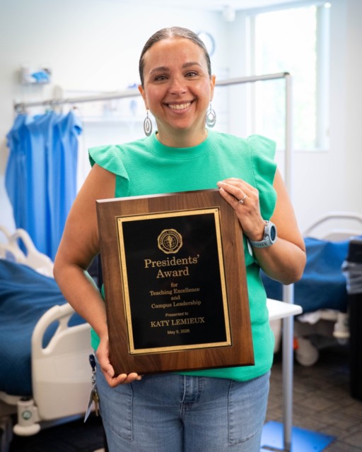 We want to congratulate Katy Lemieux, MSN, RN, on receiving the Presidents' Award for Teaching Excellence and Campus Leadership!

Katy Lemieux serves as Program Director and Assistant Professor of Nursing at our university, where she is recognized for excellence in teaching, leadership, and dedication to student success. Through her work in the nursing program, she has helped cultivate an environment that challenges and supports students academically, professionally, and personally. 

Katy is known for integrating faith and learning through compassion, mentorship, and a deep commitment to preparing students for lives of service and leadership in healthcare.

Thank you for all that you do for Bushnell, Katy! Congratulations!
Read more at bushnell.edu!
#WeAreBushnell
