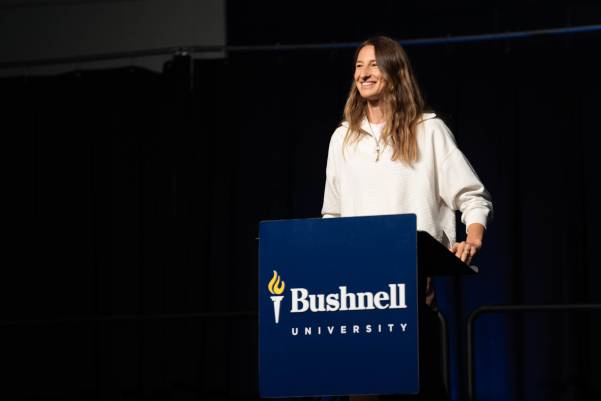 Australian Olympian Speaks in Chapel